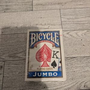 Bicycle Jumbo Playing Cards - Blue and Red